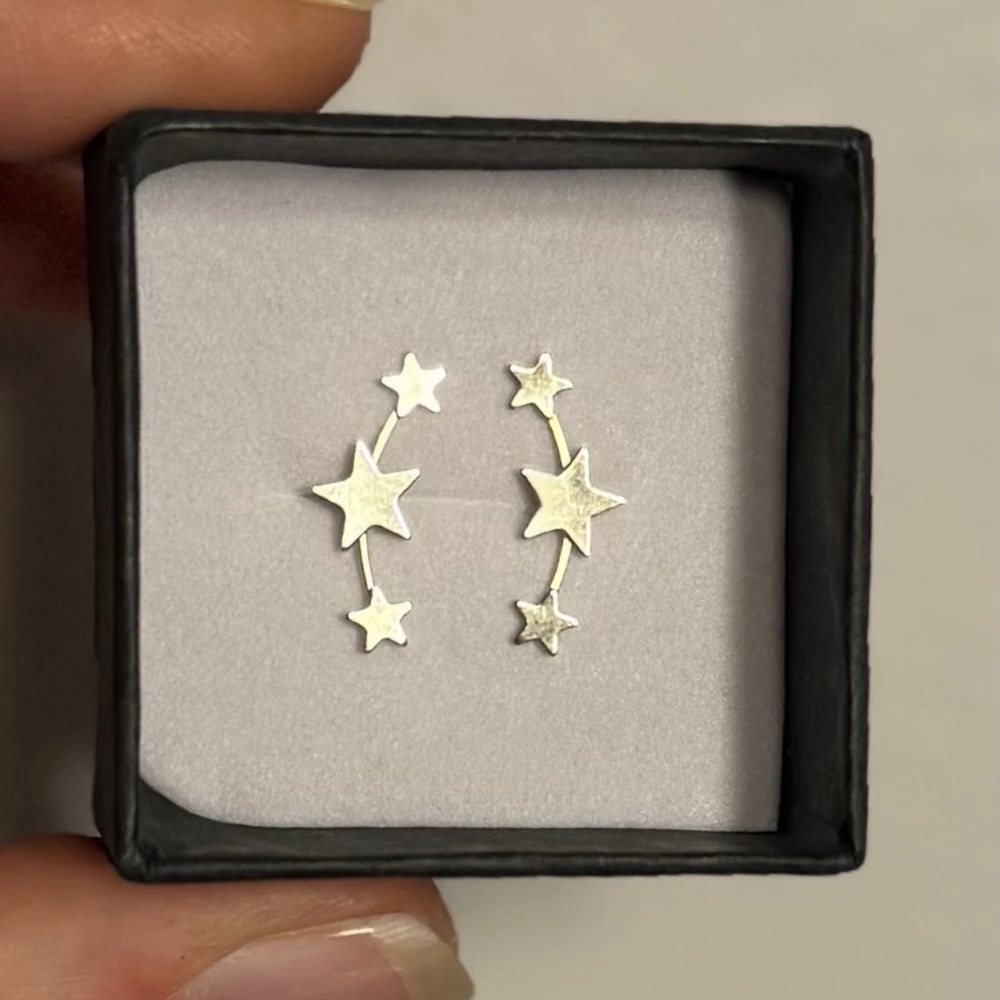 10k gold Starts Earrings